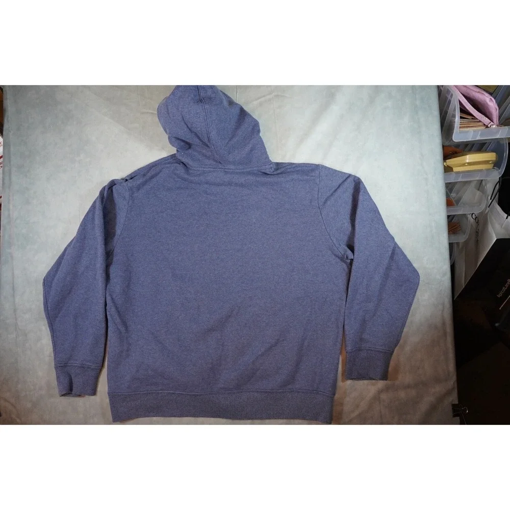 The‎ North Face Hoodie Mens XL Blue Red Sweatshirt Pullover Casual Outdoor